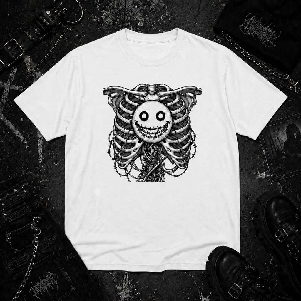 Face in Chest tee