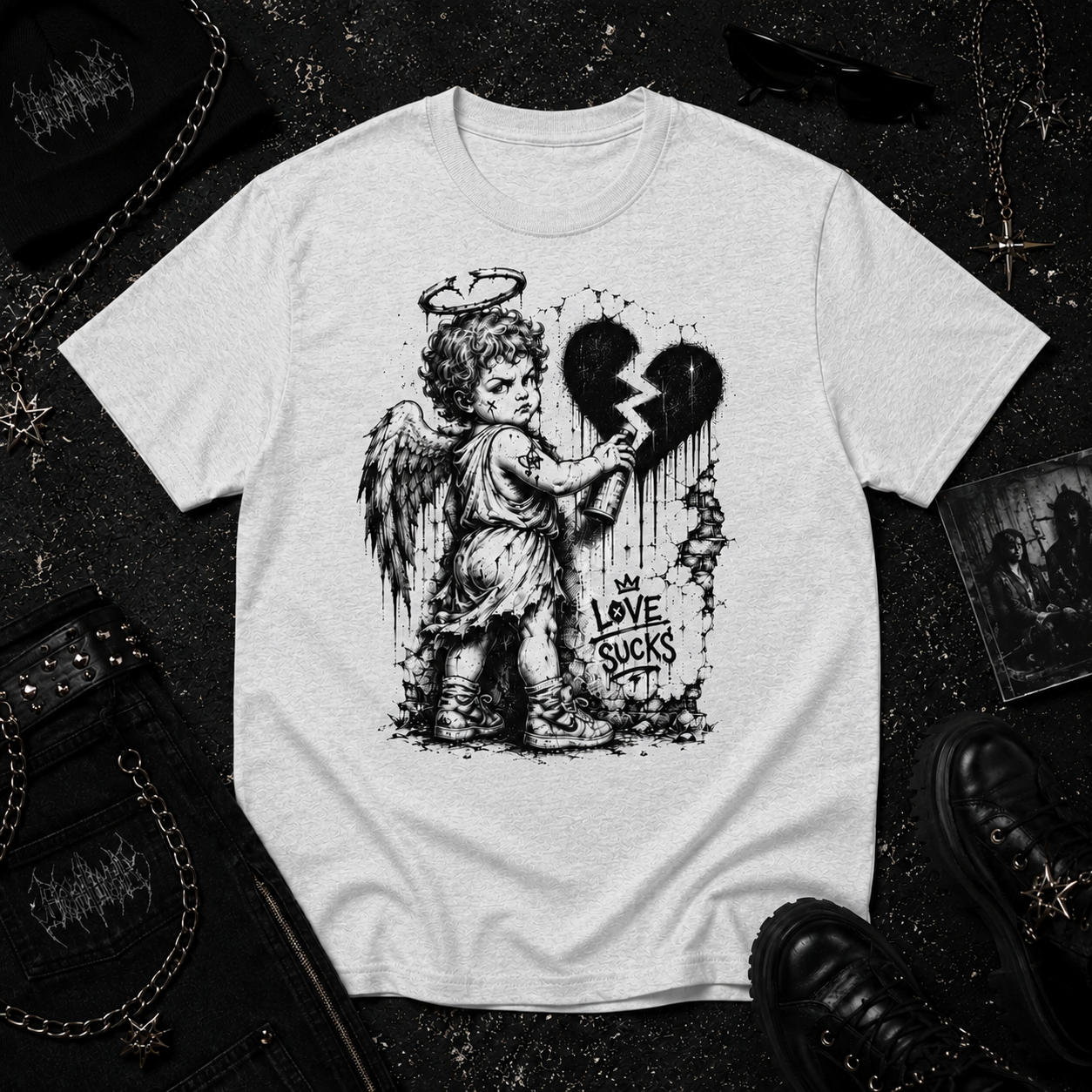 Graffiti Angel tee