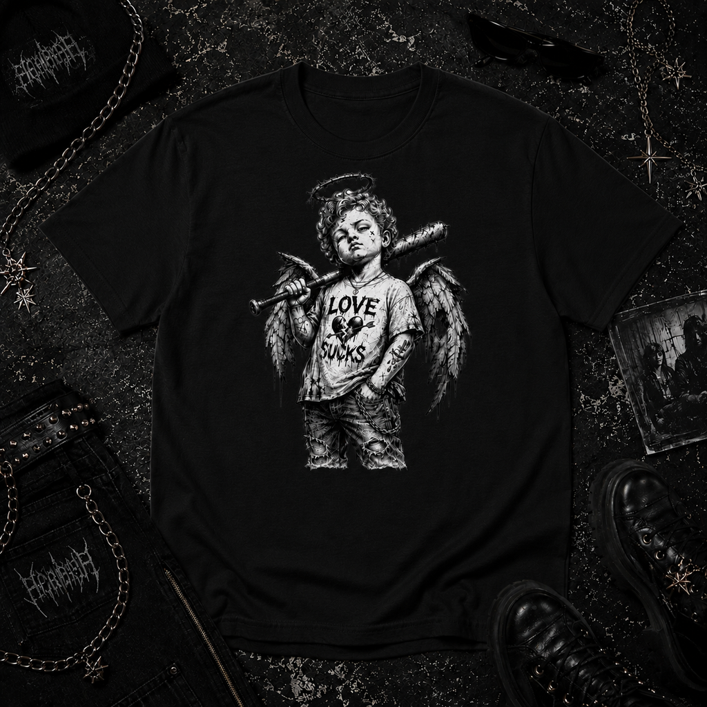 Cupid With Baseball Bat tee
