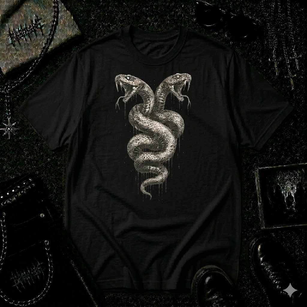 2 Headed Snake tee