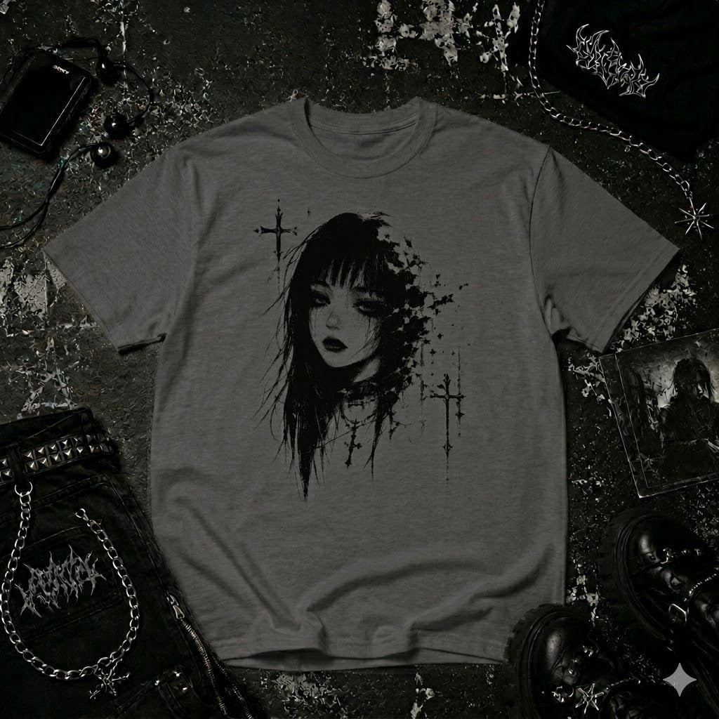 Anime Goth Girl tee