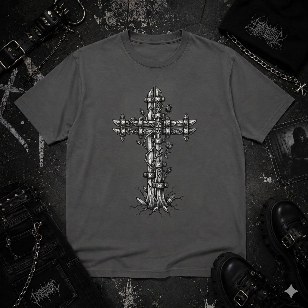 Metal Cross Tee