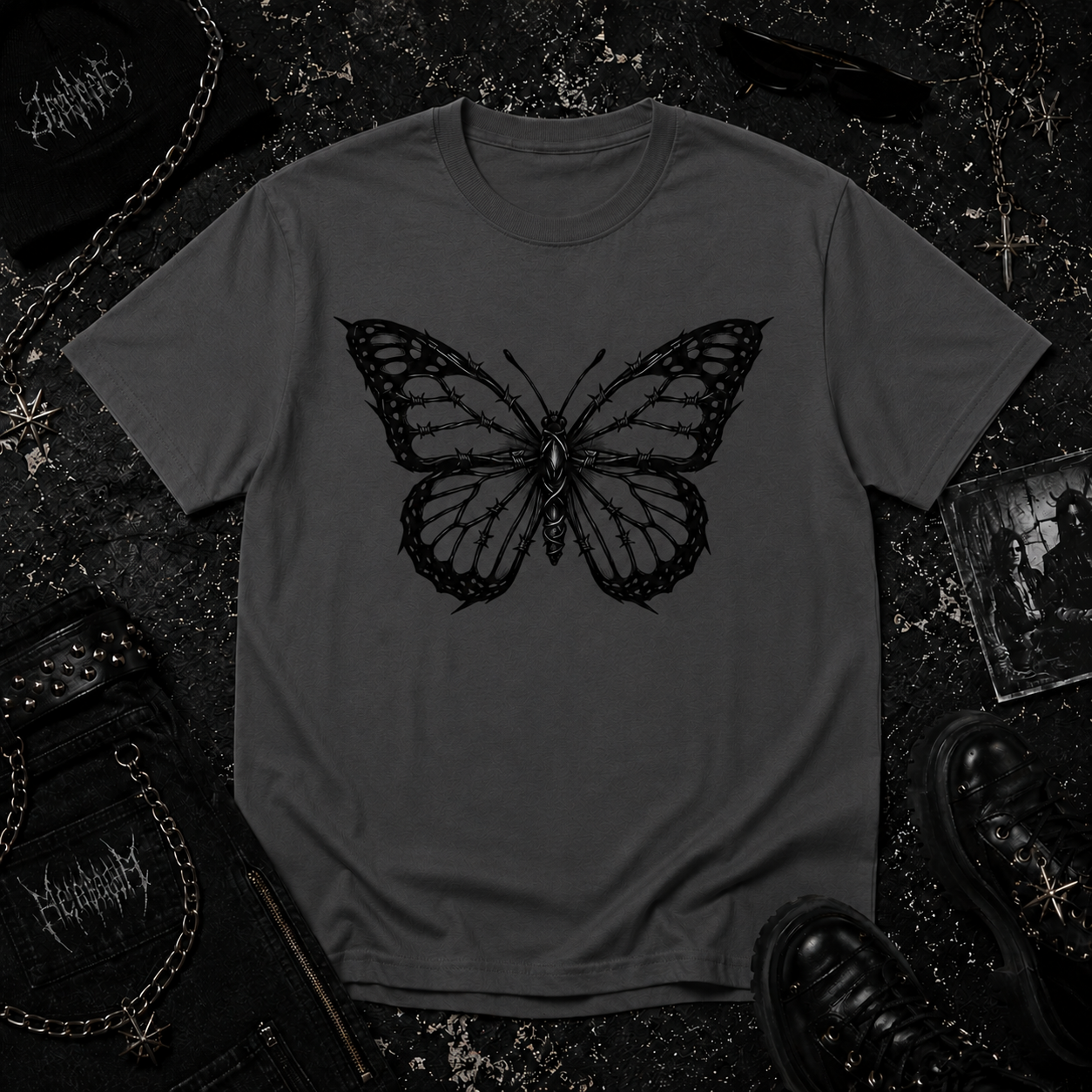 Butterfly tee