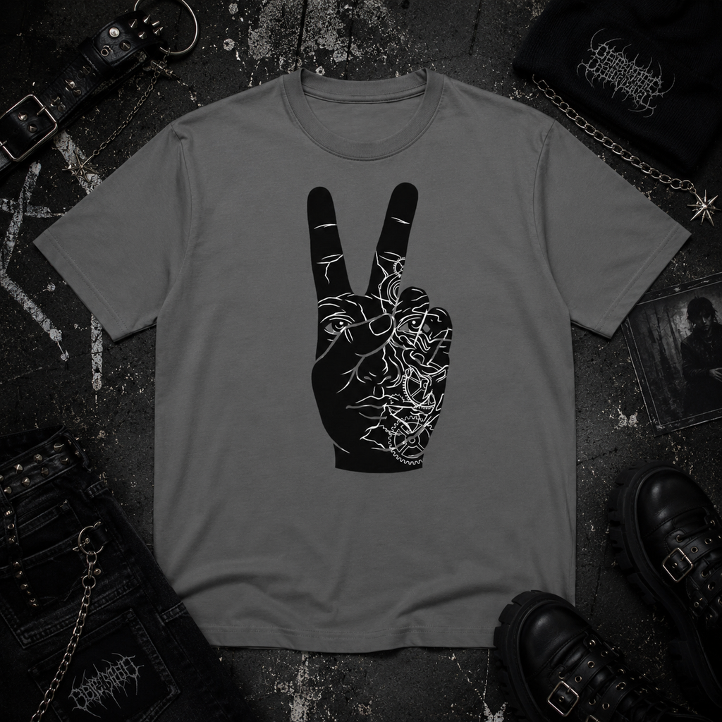 Peace Sign Face tee