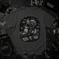 Skeleton Pizza Guy tee
