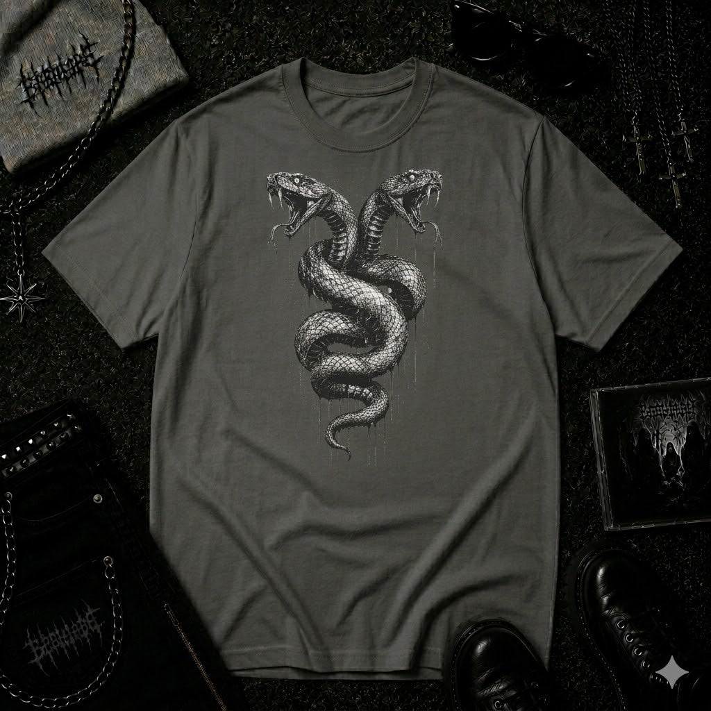 2 Headed Snake tee