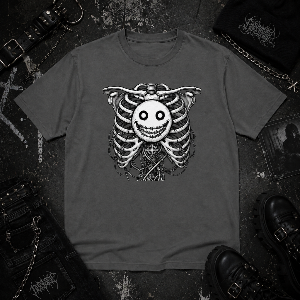 Face in Chest tee