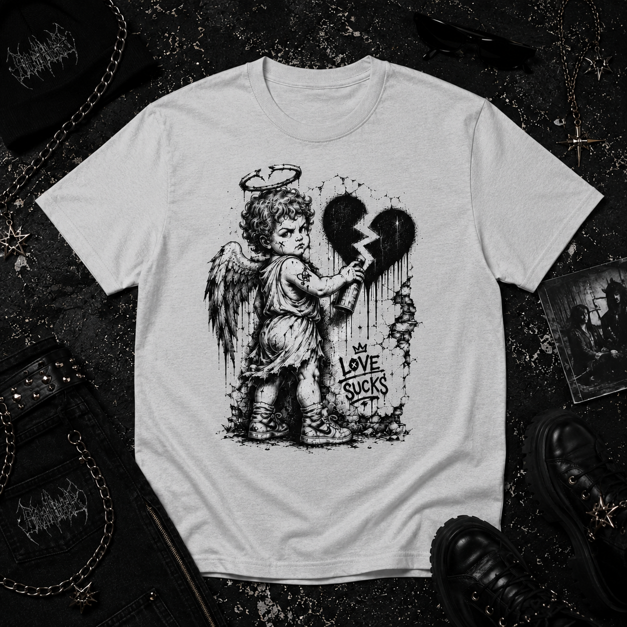 Graffiti Angel tee