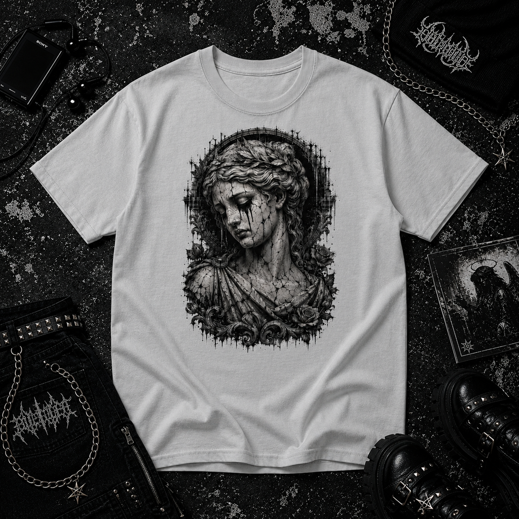 Crying Statue tee