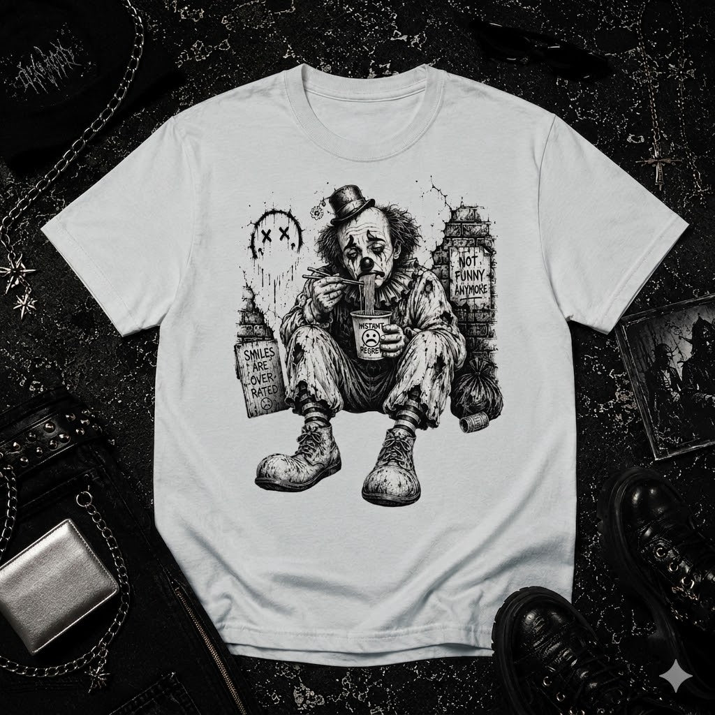 Clown Eating Noodles tee
