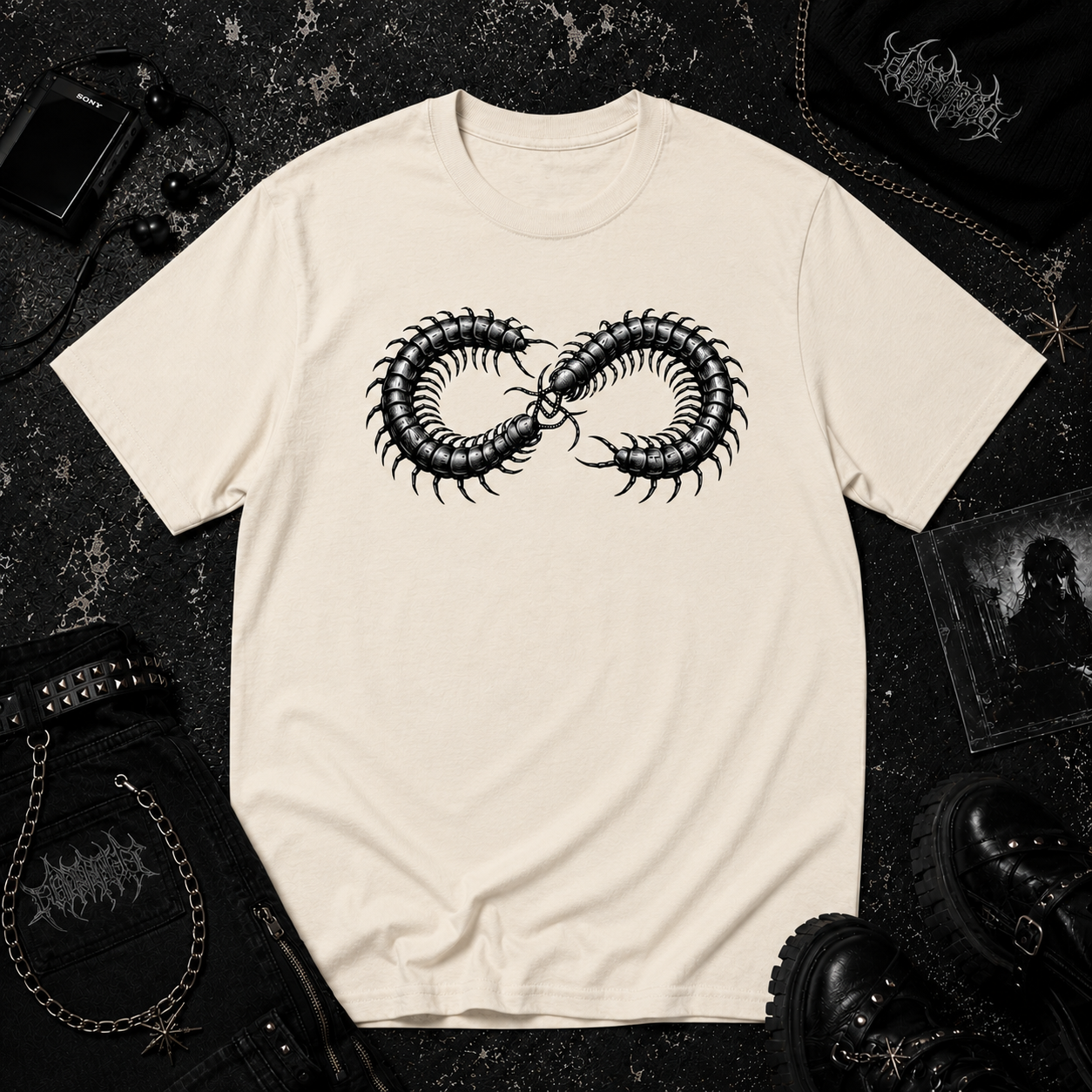 Centipede tee