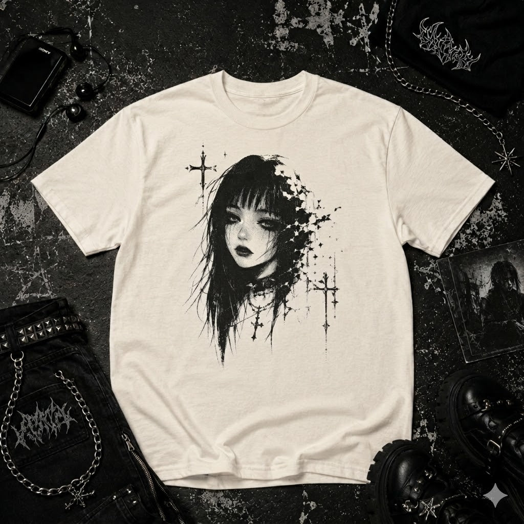 Anime Goth Girl tee