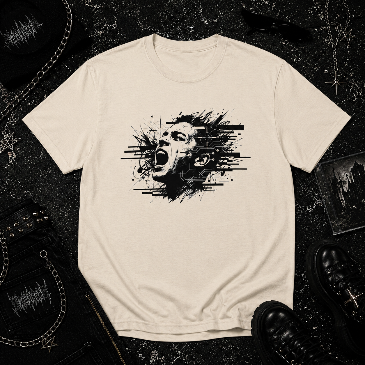 Screaming Man tee