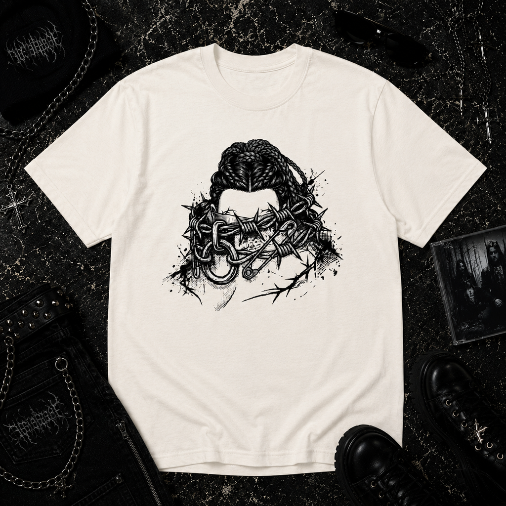 Barbed Choker tee