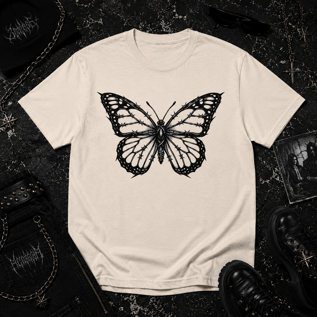 Butterfly tee