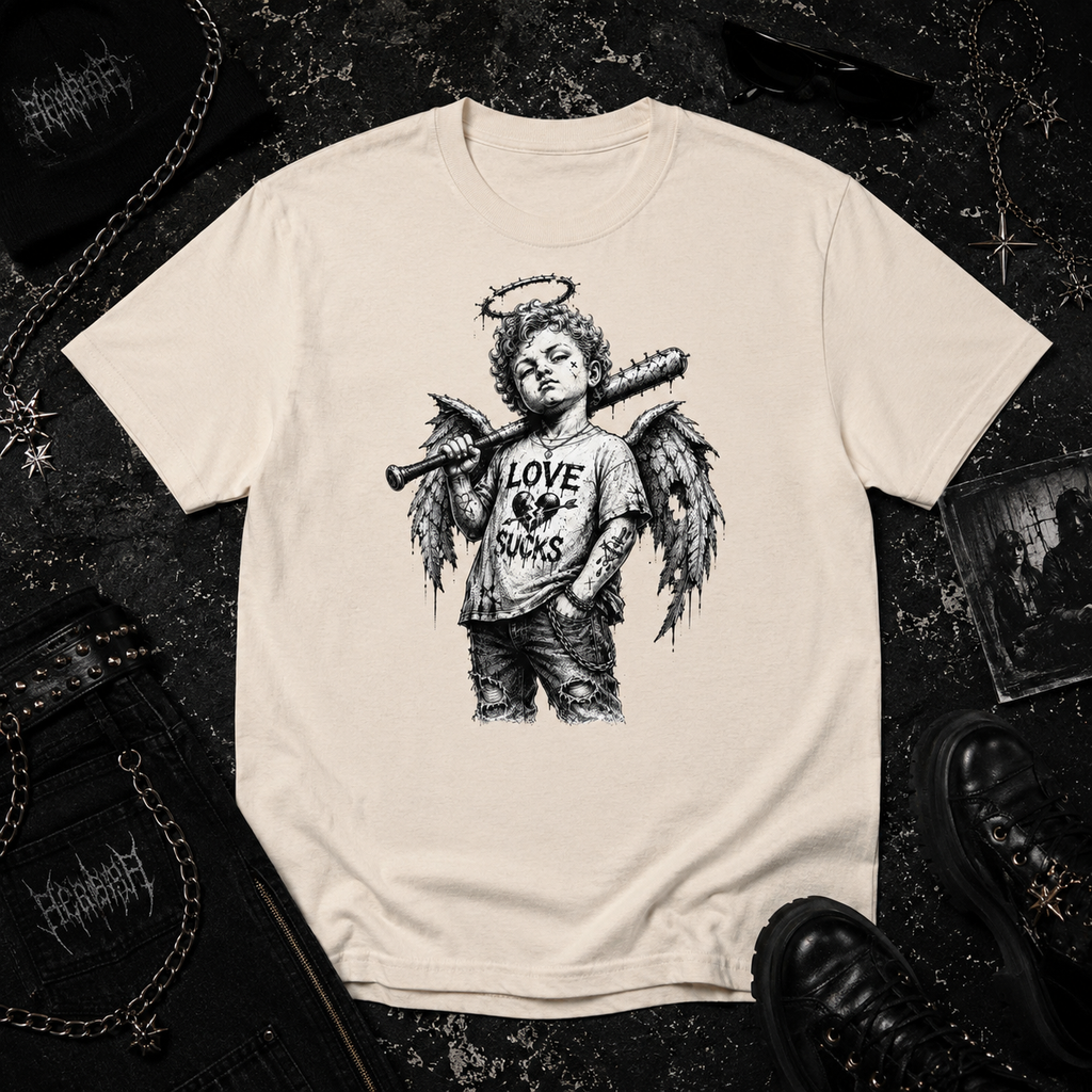 Cupid With Baseball Bat tee