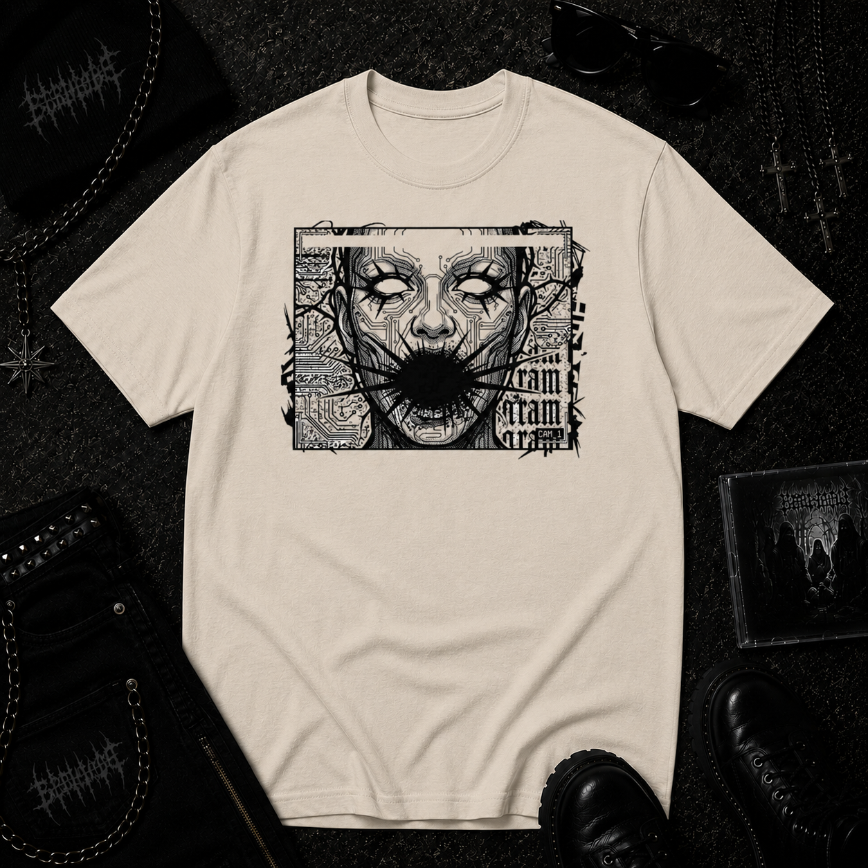 Demon Face tee