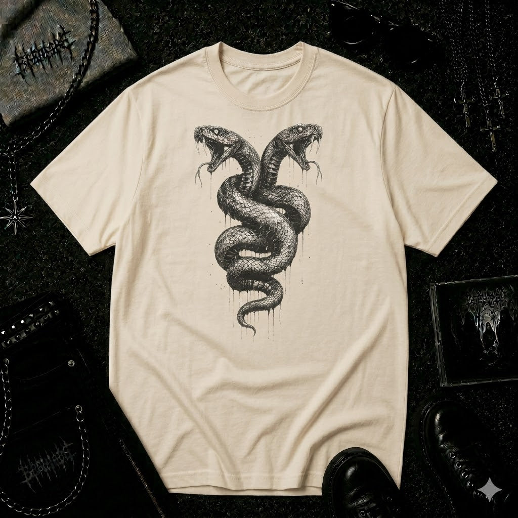 2 Headed Snake tee