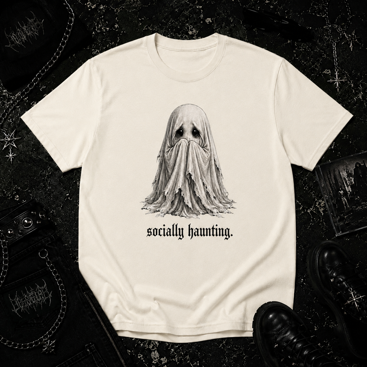 Socially haunting