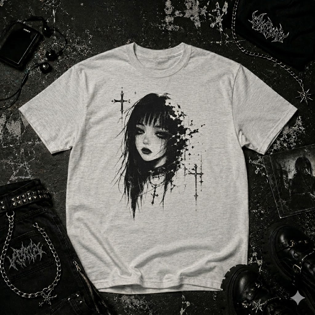 Anime Goth Girl tee