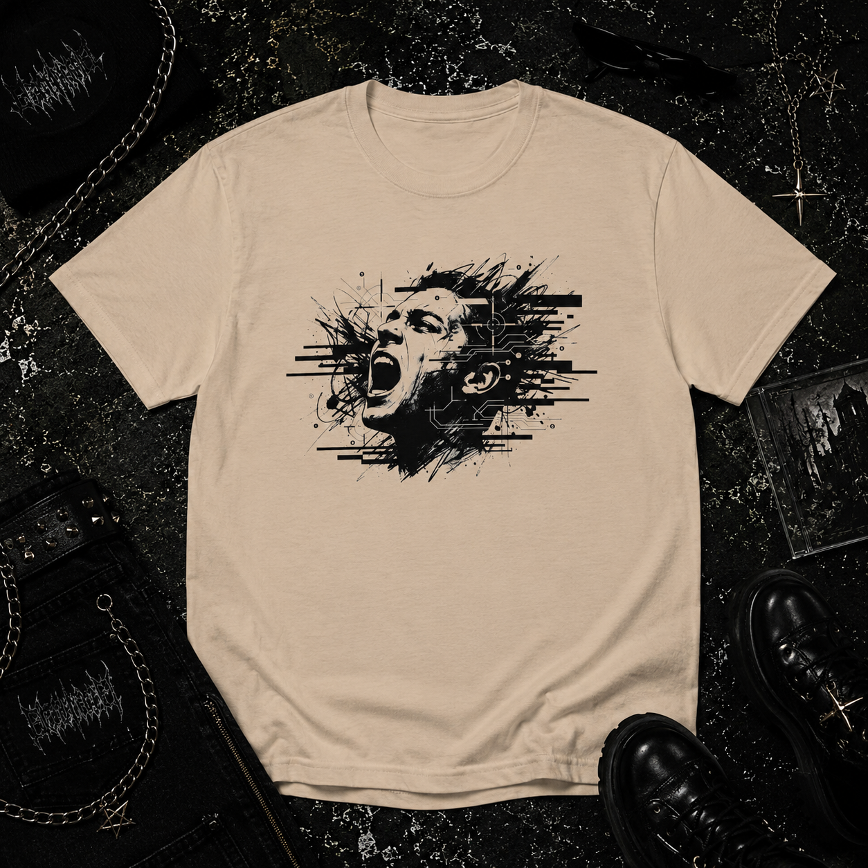 Screaming Man tee