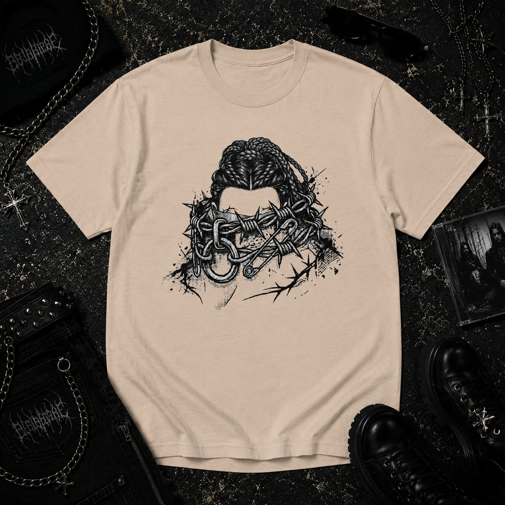 Barbed Choker tee