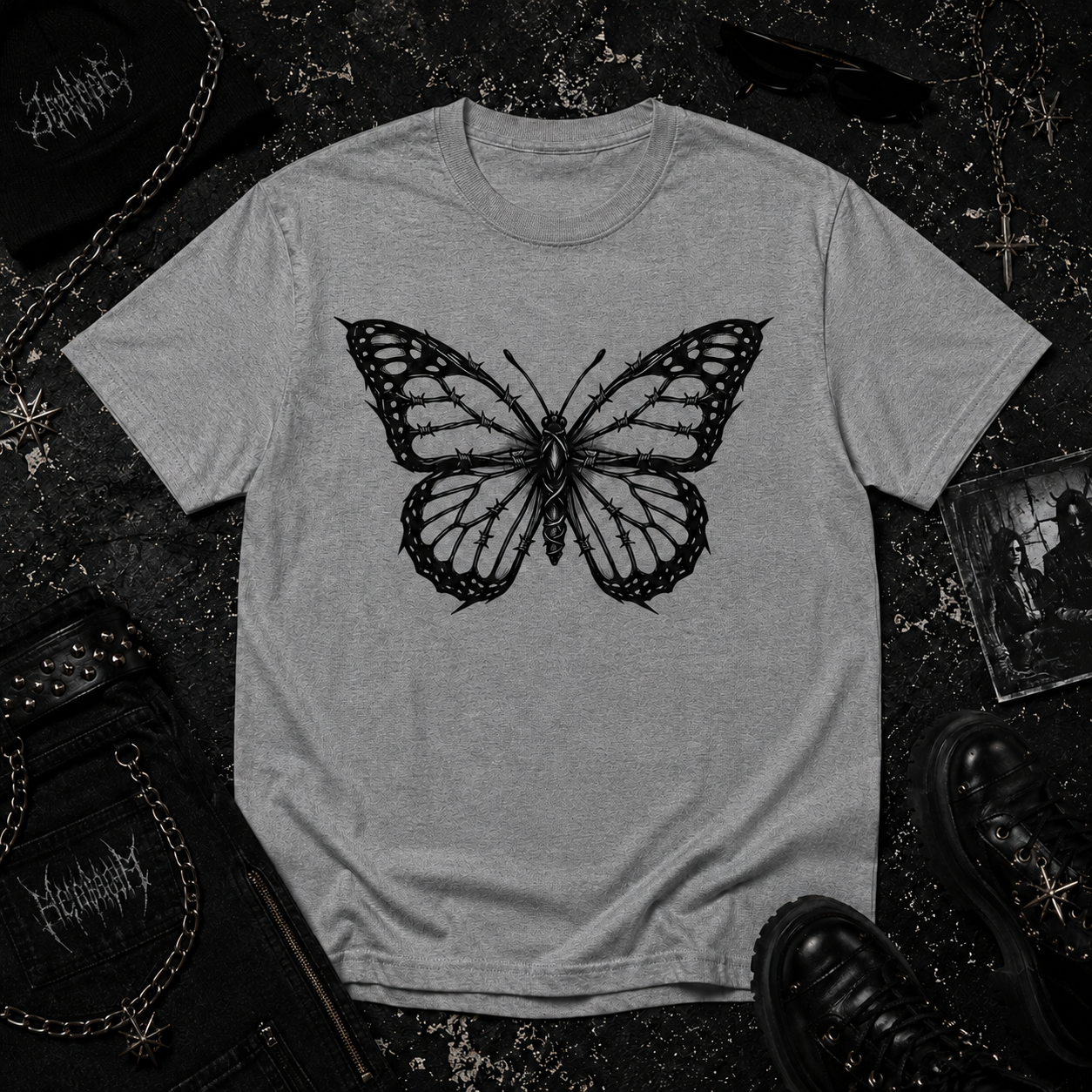 Butterfly tee