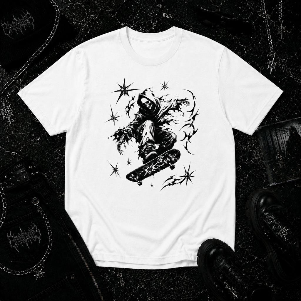 Skateboarding Grim Reaper tee
