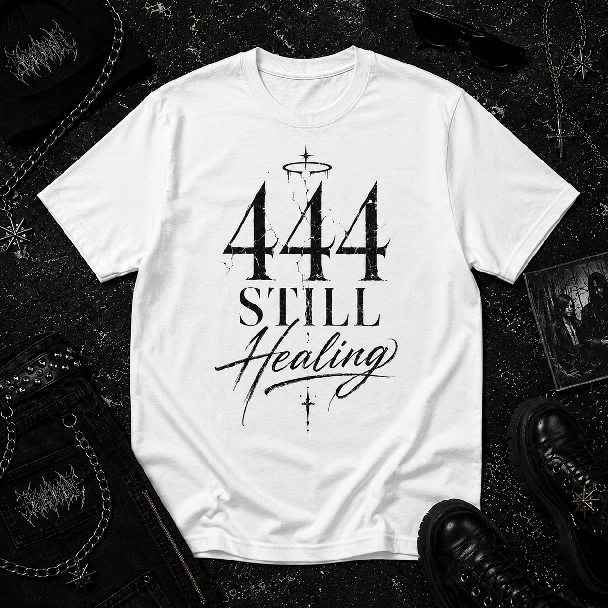 444 Still Healing tee