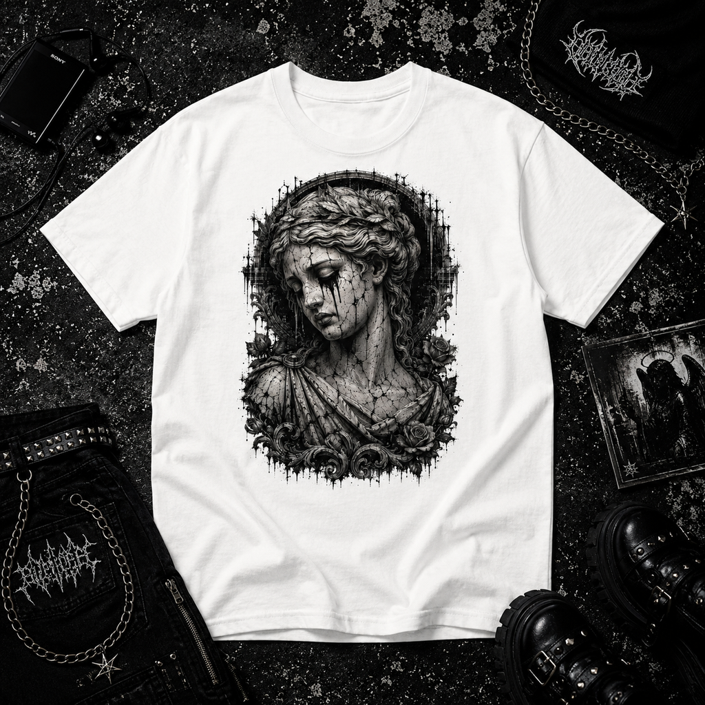 Crying Statue tee
