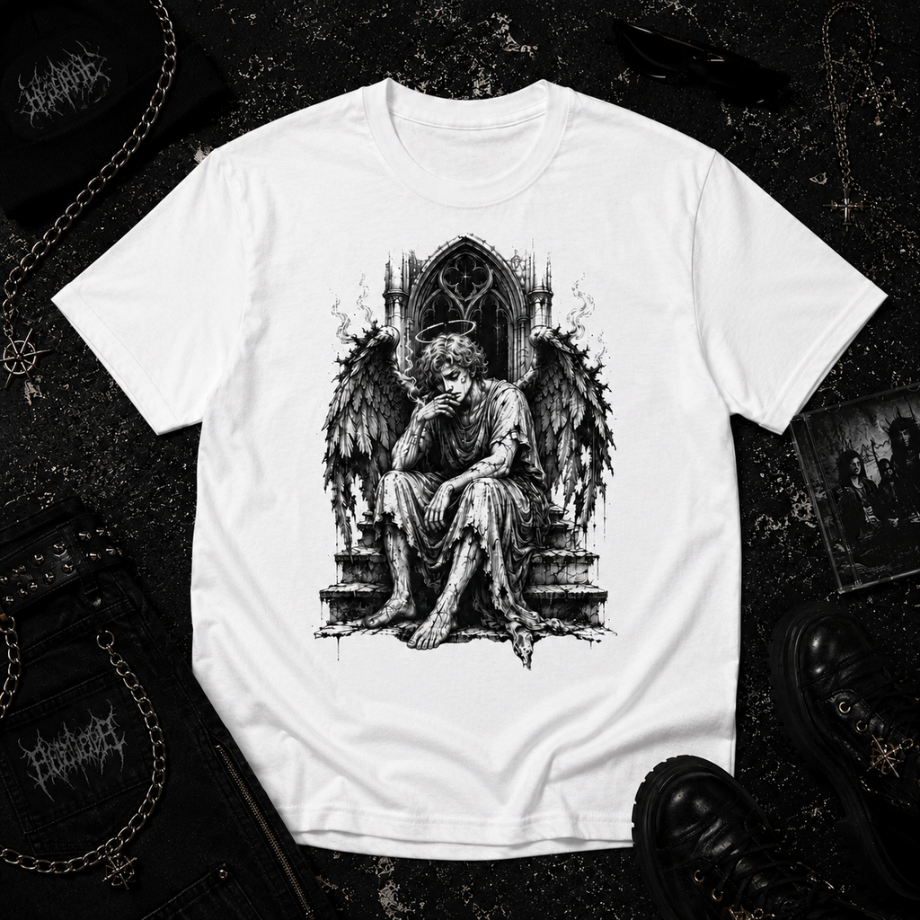 Angel Smoking tee