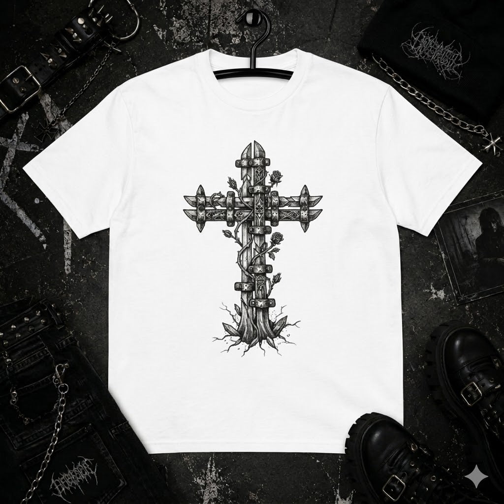 Metal Cross Tee