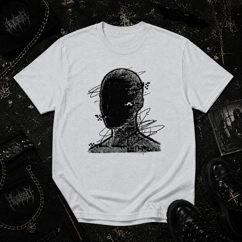 Glitched Shadow tee