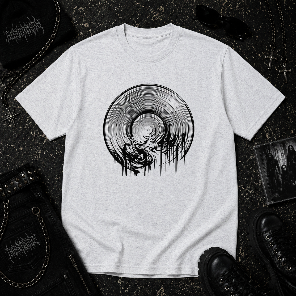 Vinyl tee
