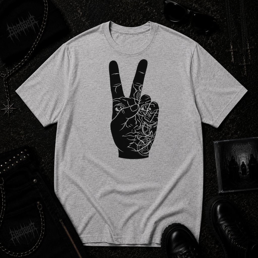 Peace Sign Face tee