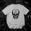 Low Battery Skull tee