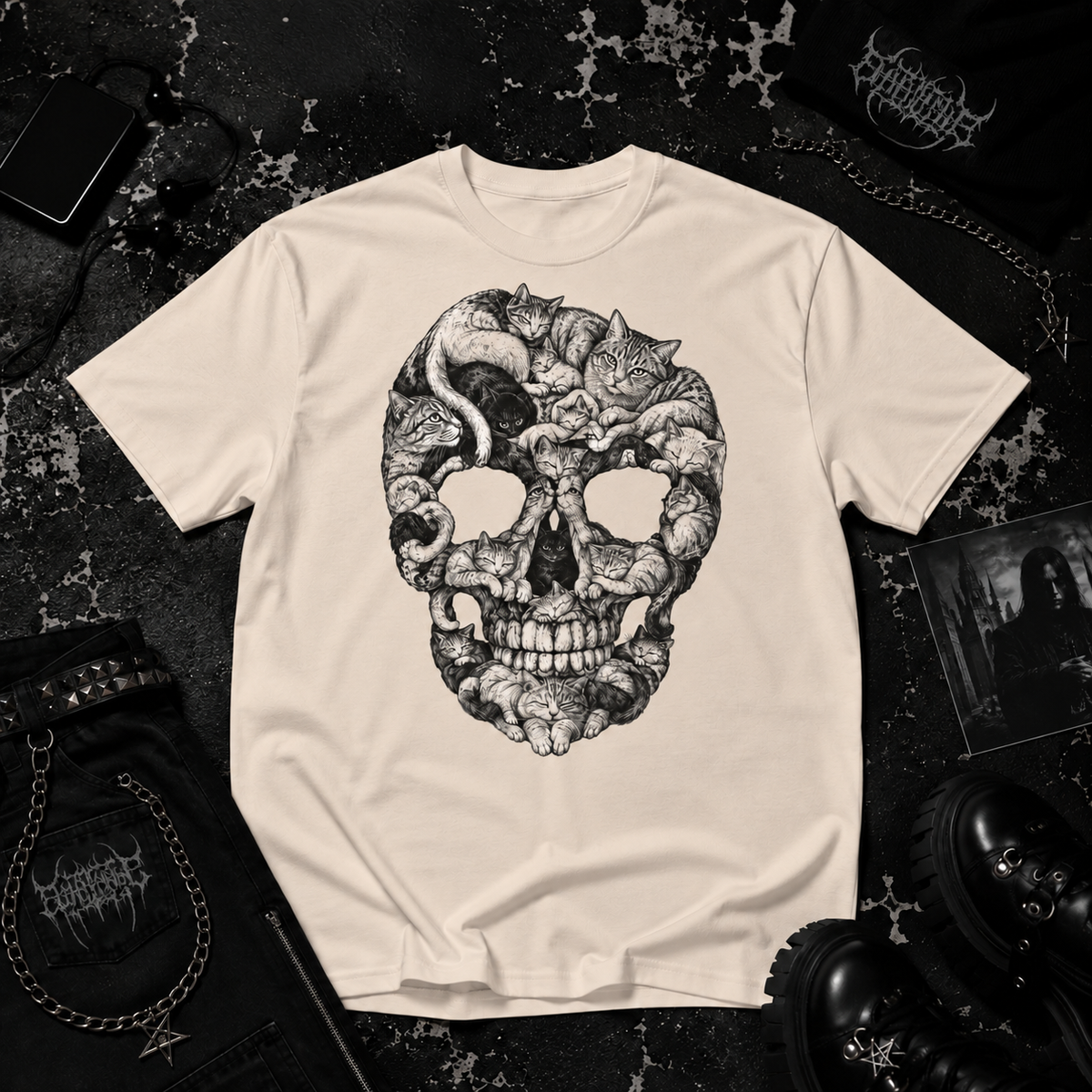 Skull of cats