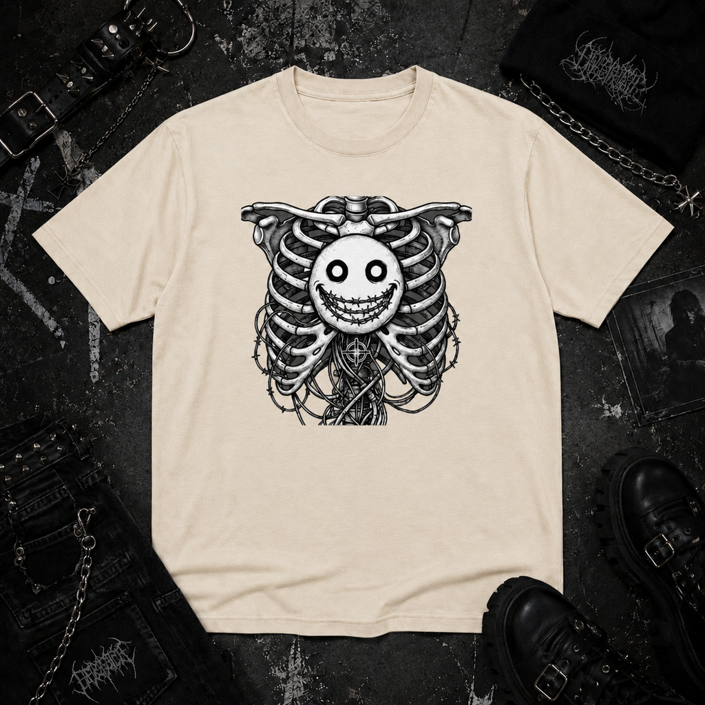 Face in Chest tee