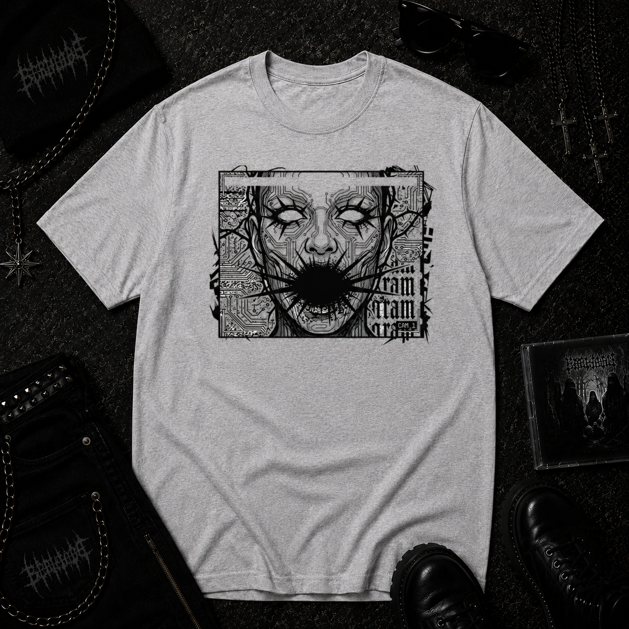 Demon Face tee