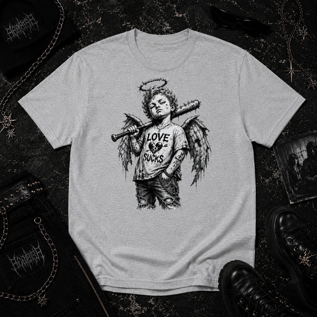 Cupid With Baseball Bat tee