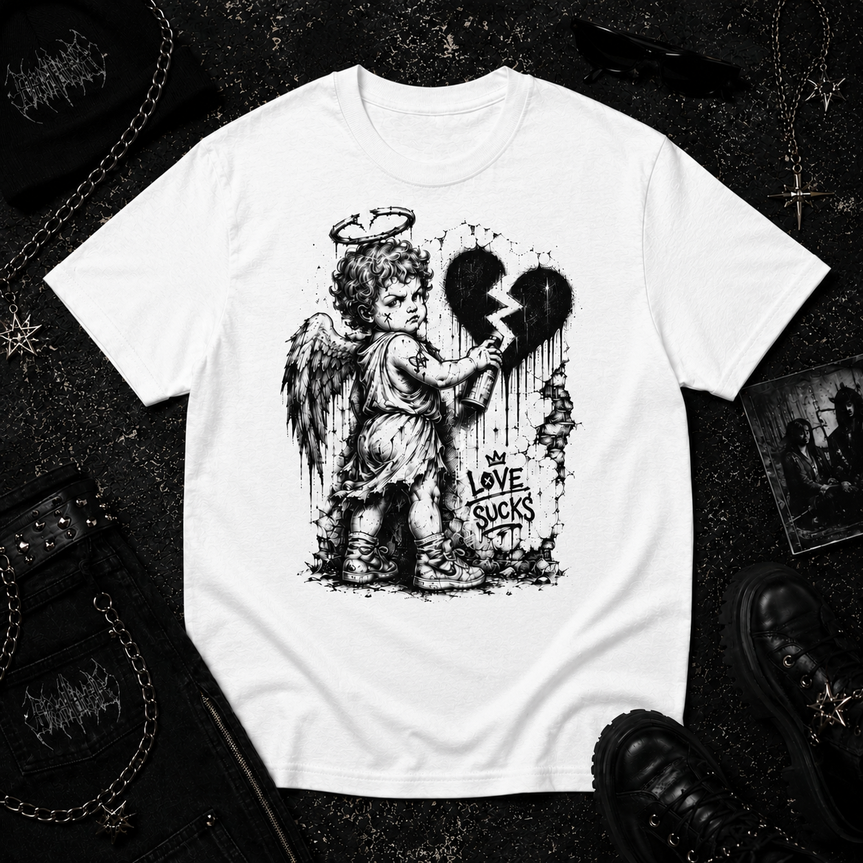 Graffiti Angel tee